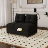 AZL1 Life Concept Sofas Convertible Versatile Foldable Bed in 3 Lengths for Compact Comfort in Apartments and Offices, Black, 72.44"*27.56"*29" - 2 of 4