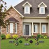 Big Dot of Happiness Mardi Gras - Mask and Fleur De Lis Lawn Decorations - Outdoor Masquerade Party Yard Decorations - 10 Piece - 2 of 4