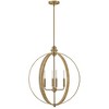 Lark Fallon 4 - Light Chandelier in  Lacquered Brass - 2 of 4