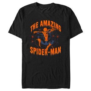 Men's Marvel Halloween The Amazing Spider-Man Web T-Shirt - 1 of 4