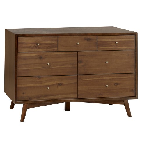 Babyletto Palma 7-drawer Assembled Double Dresser - Natural Walnut : Target