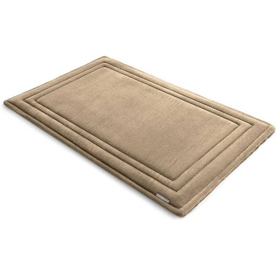 American Soft Linen Bath Mat Non Slip, 20 Inch By 34 Inch, 100% Cotton Bath  Rugs For Bathroom, Sand Taupe : Target