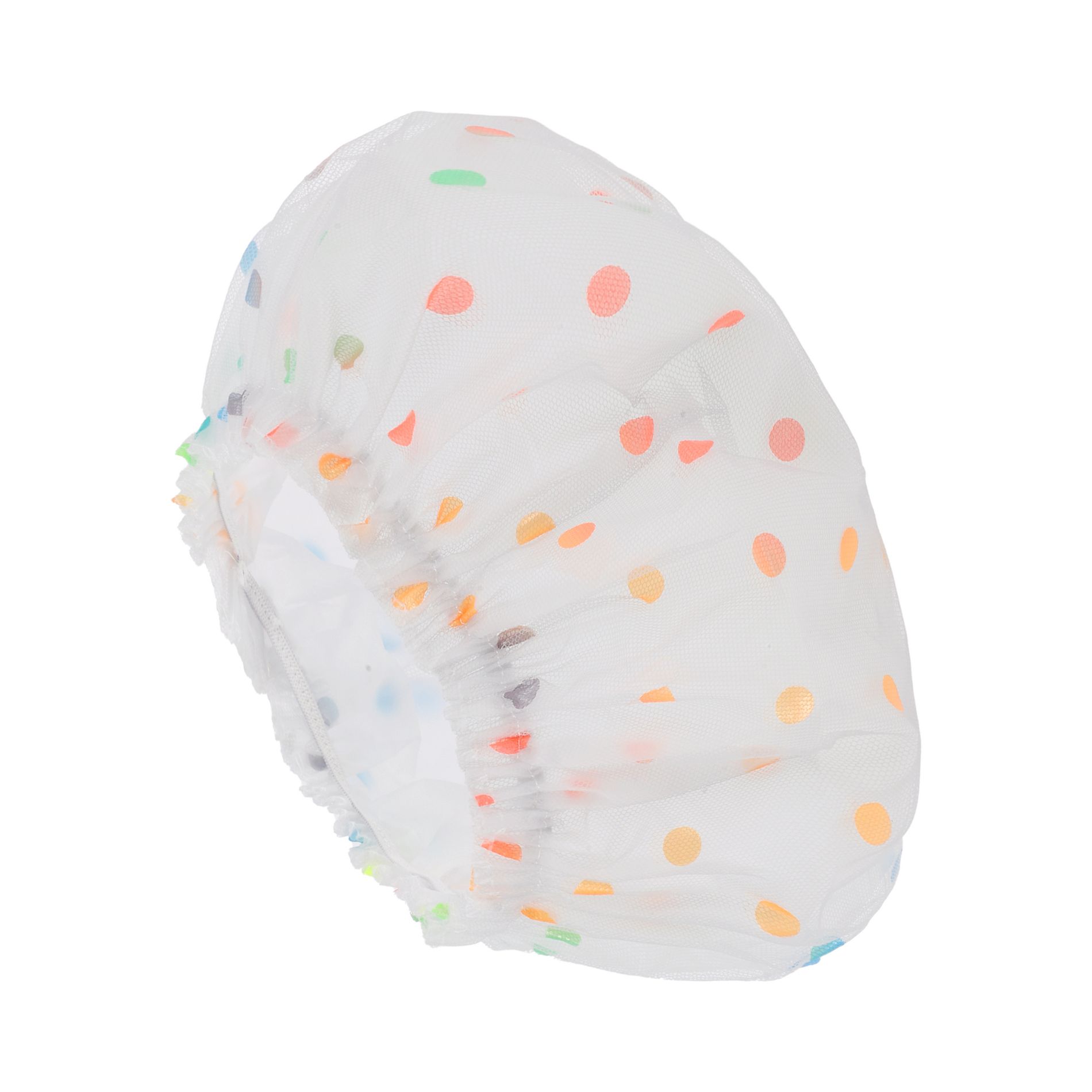 Unique Bargains Women's Dots Pattern Shower Cap Assorted Color 1 Pc