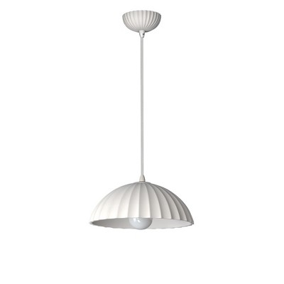 ET2 Lighting Basilica 1 - Light Pendant in  Chaulk White