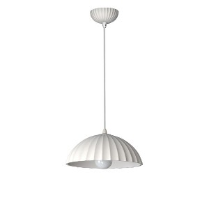 ET2 Lighting Basilica 1 - Light Pendant in  Chaulk White - 1 of 3