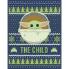 Boy's Star Wars The Mandalorian The Child Ugly Christmas Frog Pull Over Hoodie - 2 of 4
