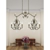 Livex Lighting Serafina 8 - Light Chandelier in  Hand Applied Venetian Golden Bronze - 2 of 4