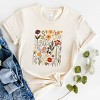 Simply Sage Market Vintage Pressed Flowers Short Sleeve Tee - L - Cream - 3 of 4