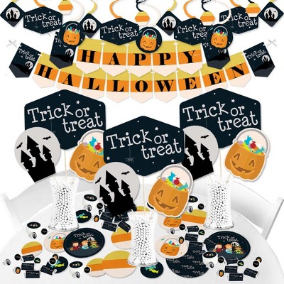 Big Dot of Happiness Trick or Treat - Halloween Party Supplies - Banner Decoration Kit - Fundle Bundle