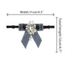 INSPIRE CHIC Women's All-match Fashion Performance Adjustable Diamond-encrusted Brooch Neck Tie - 2 of 4