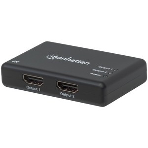 Manhattan® 4K at 30 Hz 2-Port HDMI® Splitter in Black - 1 of 4