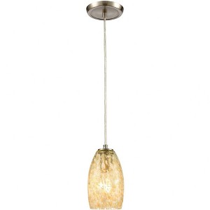 Elk Home Golden Pasture 1 - Light Pendant in  Satin Nickel - 1 of 4