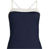 Lands' End Women's Chlorine Resistant Reversible Scoop Neck Tie Back Tankini Swimsuit Top - 3 of 4