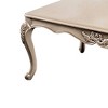 Royal Hampton Coffee Table, Champagne Wood Frame, Carved Details, 48 Inch - 4 of 4