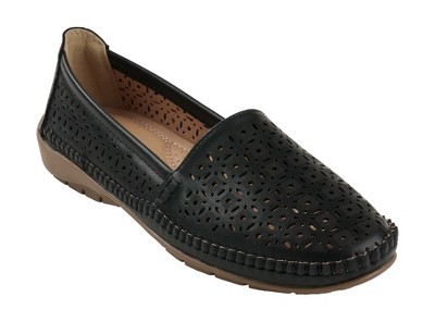 Gc Shoes Martha Black10 Perforated Flats : Target