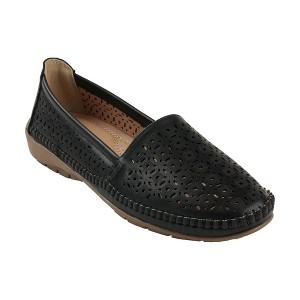 GC Shoes Martha Perforated Flats - 1 of 4