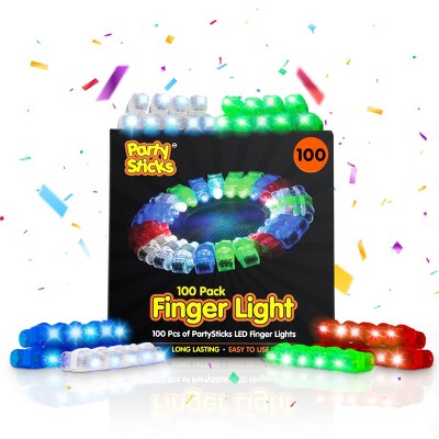 Partysticks Light Up Rings Led Finger Lights - Bulk Glow Party Favors For  Kids, Flashing Glow Rings, Wearable Glow Jewelry : Target