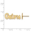 Black Bow Jewelry 10k Yellow Gold Florida Gators NCAA Post Earrings - 2 of 3