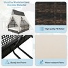 Whisen Outdoor Daybed Patio Lounge Bed with Adjustable Backrest Outdoor Double Sun Lounger with Curtains - 4 of 4