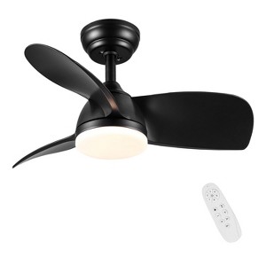 BestParts 28-inch Ceiling Fan, Lighted Ceiling Fan, Remote Control, 6 Speeds, 3 Color Temperatures, for Small Indoor Rooms - 1 of 4