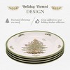 Spode Christmas Tree Melamine Salad Plates, Set of 4 - 4 of 4