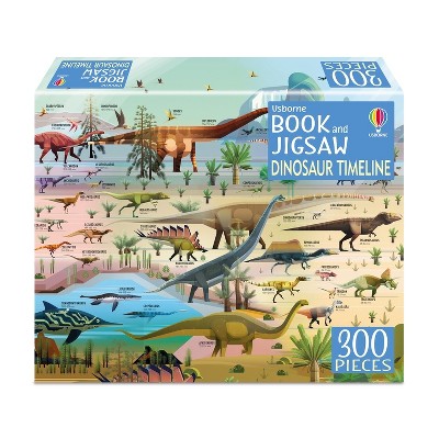 Usborne Book And Jigsaw Dinosaur Timeline - By Rachel Firth (paperback ...