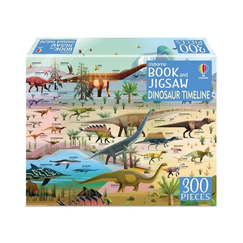 Usborne Book and Jigsaw Dinosaur Timeline - by  Rachel Firth (Paperback), 1 of 2