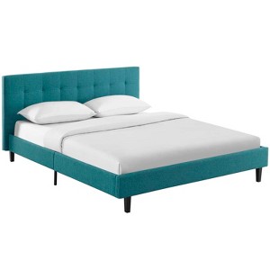 Modway Linnea Queen Fabric Bed - 1 of 4