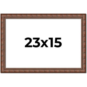 PosterPalooza | 23x15 Modern Bamboo Picture Frame, UV Acrylic, 5 Finishes - 1 of 4