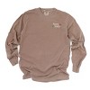 Simply Sage Market Embroidered Rome Italy Stars Garment Dyed Long Sleeve - 2 of 4