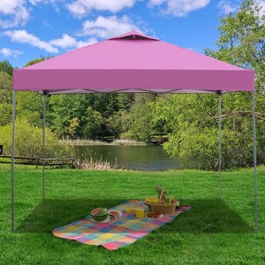 Ainfox 10'×10'  Portable Canopy With Carrying Bag - 1 of 4