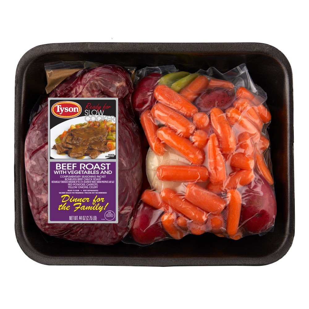 Tyson Beef Roast and Vegetable Slow Cooker Kit - 44oz