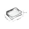 Unique Bargains PVC Transparent Toiletry Bag Cosmetic Pouch with Zipper for Business Travel 2 Pcs - 2 of 4