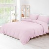 PiccoCasa Washed Brushed Microfiber Soft Duvet Cover Set 3 Pieces including 2 Pillow Cases - 3 of 4
