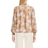 Lands' End Women's Chiffon Removable Tie Neck Blouse - 2 of 4
