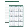 Vertical Erasable Wall Planner, 32 x 48, White/Green Sheets, 12-Month (Jan to Dec): 2026 - 3 of 4