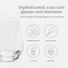 over&back 17.7 fl oz Facet Stemless Wine Glass - 2 of 4
