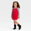OshKosh B'gosh Toddler Girls' Plaid Skirtall Set - Red - 3 of 4