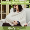 WeeSprout Nursing Cover for Breastfeeding, Soft & Breathable Nursing Cover, Neck Insert for Hands-Free View, Machine Washable Feeding Cover Up - 3 of 4
