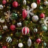 Nearly Natural Holiday Deluxe Shatterproof, 100 Count Christmas Tree Ornament Box Set, Re-Useable Container - 2 of 3