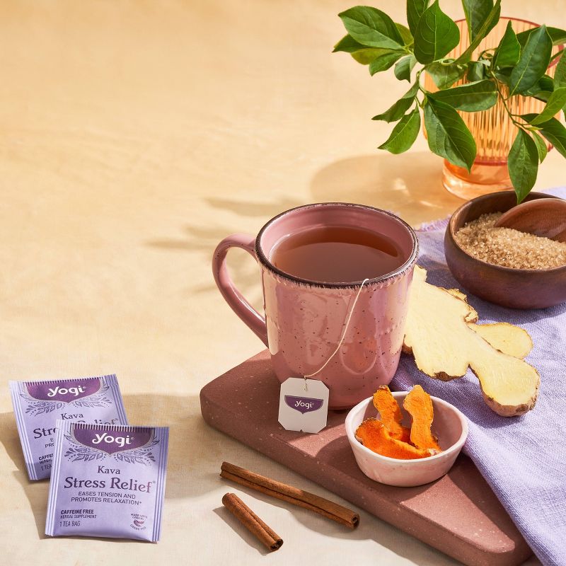 Yogi Tea - Kava Stress Relief Tea - 16ct, 5 of 10
