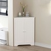Floor Corner Cabinet, Bathroom Corner Storage Cabinet With Adjustable Shelf, Freestanding Narrow Cabinet Organizer for Bathroom Living Room - 3 of 4