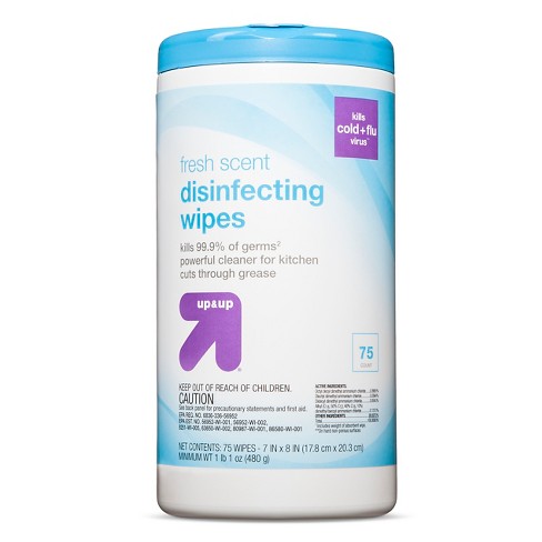 Disinfecting Wipes Fresh Scent 75 ct - up & up™ - image 1 of 1