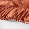BAGOKIE 3-Piece Bed in a Bag Comforter Set with Pom Fringe - 4 of 4