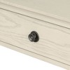 Sapphtopaz Night Stand with Drawer and Storage Space Farmhouse Side Table with Conical Solid Wood Legs, Nightstand for Bedroom, Living Room - 4 of 4