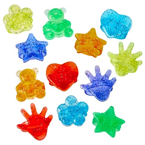 Playbees Colorful Plastic Glitter Toy Rings - 144 Pack - image 1 of 3