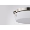 Nuvo Lighting Rowen 3 - Light Flush Mount in  Brushed Nickel - 3 of 4