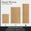Jute Rug 2x6 Runner Rug with Non - Slip Backing Low - Profile Farmhouse Hallway Runner Indoor Door or Kitchen Friendly - 2 of 4
