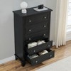 Nasitip 5 Drawers Dresser for Bedroom, 48'' Tall Wood Chest of Drawers Dresser with Large Storage Organizer for Living Room, Closets, Hallway - 3 of 4