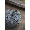 Gulches Series Multicolored Shatterproof Grid Pumpkin Harvest Festival Ornament - 3 of 4